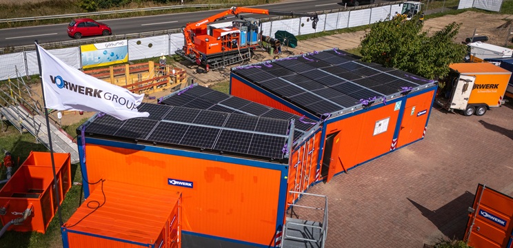 Pilotprojekt einer emissionsarmen Baustelle umgesetzt Pilotprojekt einer emissionsarmen Baustelle umgesetzt